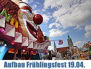 Fotogalerie Aufbau Frühlingsfest (©Foto: MartiN Schmitz)